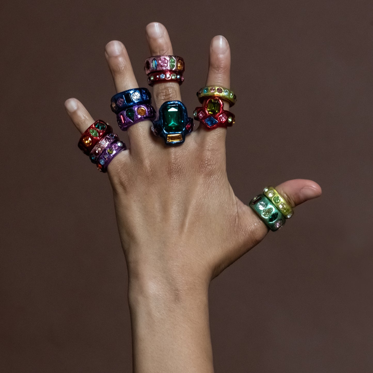 Paired Stone Ring - Customizable