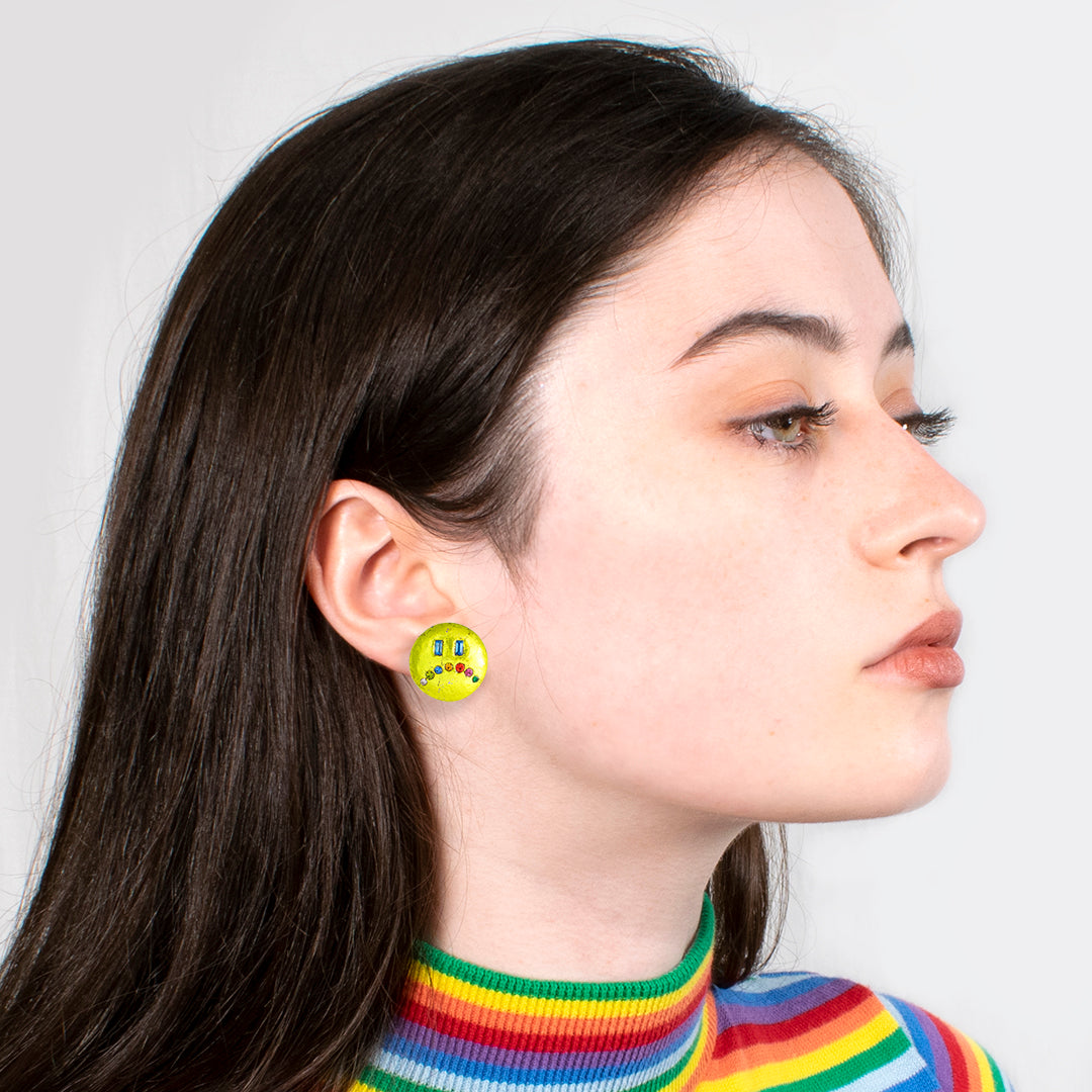 Smiley/Frowny Studs - Customizable