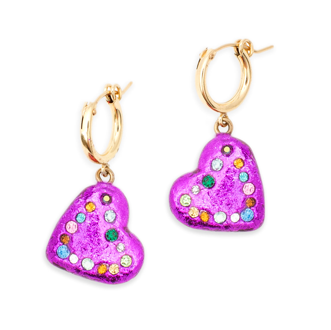 Heart Hoop Drops - Customizable