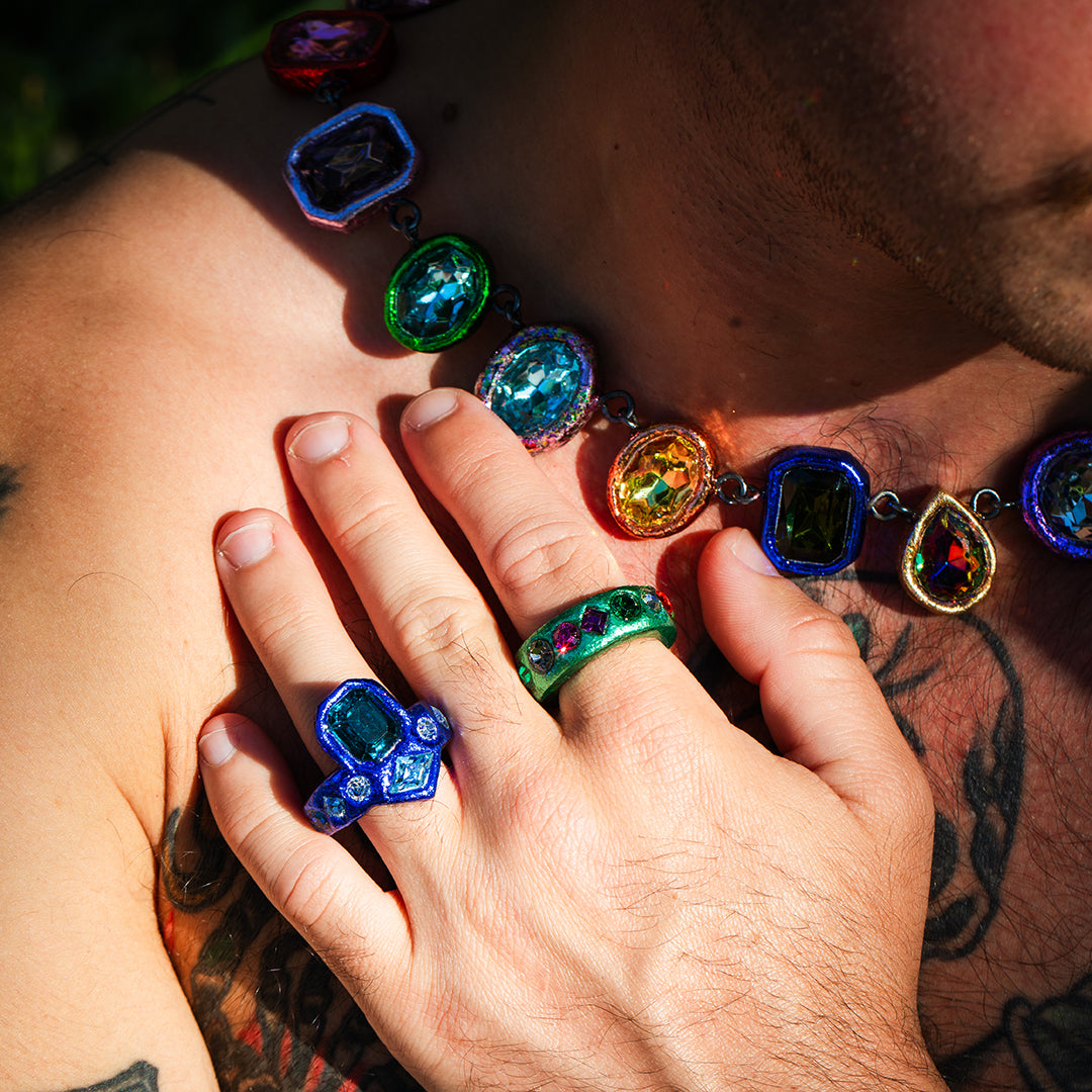 Paired Stone Ring - Customizable