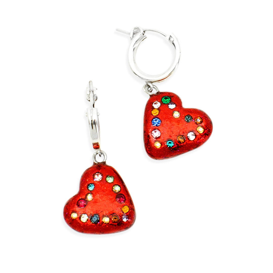 Heart Hoop Drops - Customizable
