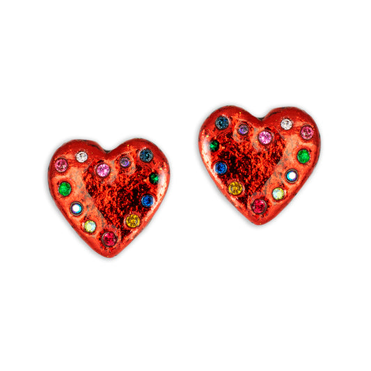 Heart Studs - Customizable