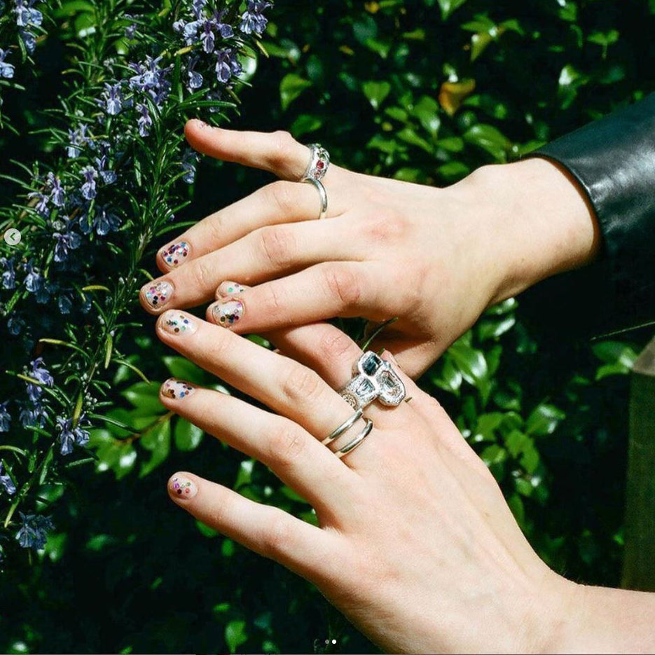 Paired Stone Ring - Customizable