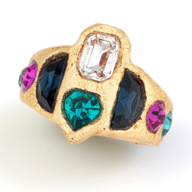 Crowned Heart Ring - Customizable