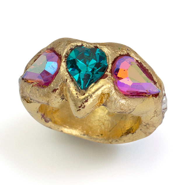 Winged Heart Ring - Customizable