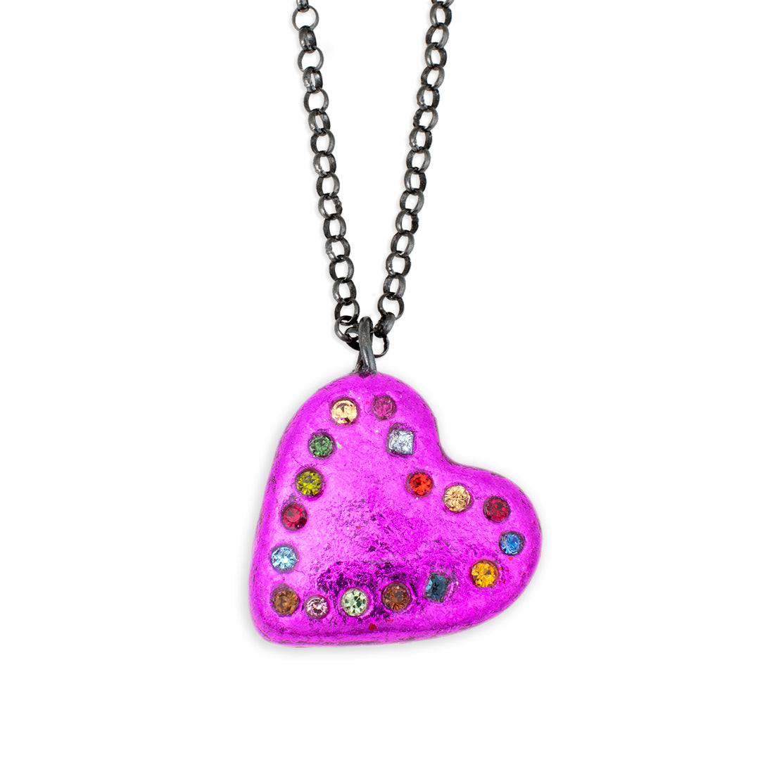 Medium Heart Charm - 2 Colors