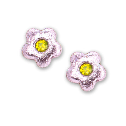 Lavender Tiny Flower Studs