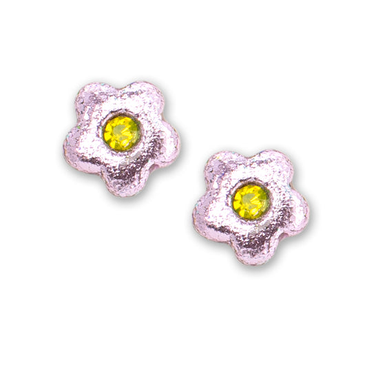 Lavender Tiny Flower Studs
