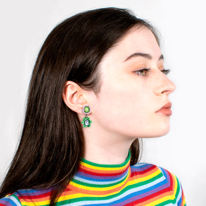 Lavender and Mint Small Wiggle Gem Drops