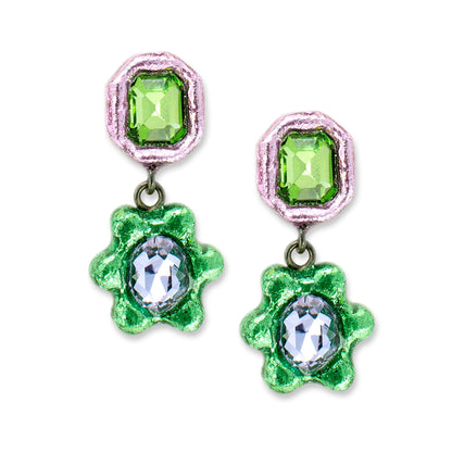 Lavender and Mint Small Wiggle Gem Drops