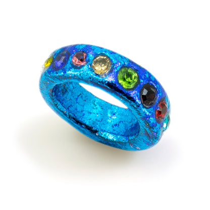 Ocean Thin Infinity Ring - Size 6.75